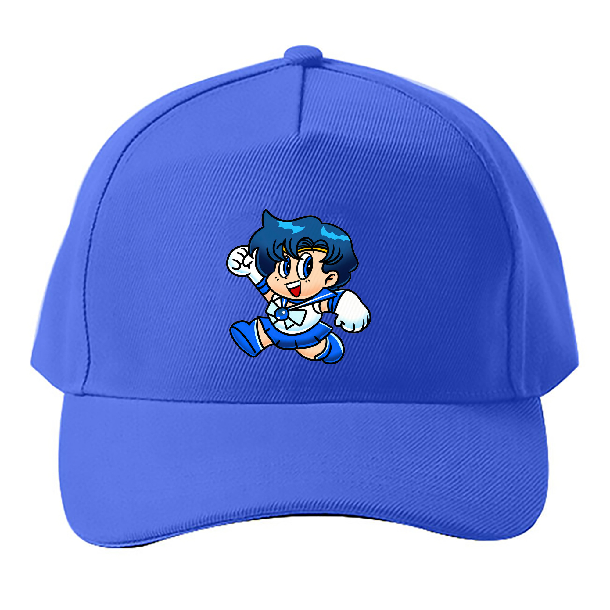 （画像用） 美少女戦士セーラームーン 水野 亜美 みずの あみ Sailor Moon Mizuno Ami ベースボールキャップ 綿100％ 男女兼用 帽子 スポーツ